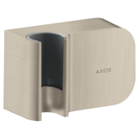 AXOR ONE шлангове з'єднання з тримачем для душу, Fixit Porter, колір шліфованний нікель