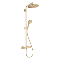 CROMA SELECT S душова система Showerpipe 280, 1jet, з термостатом, шліфованна бронза