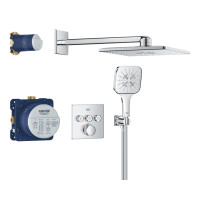 GROHTHERM SMARTCONTROL набір прихованого монтажу з верхнім душем 310 на 3 функції, колір хром