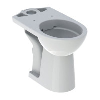 SELNOVA Comfort напольный унитаз Rimfree, воронкоподобный, под бачок наружного монтажа, горизонтальный выпуск, увеличенной высоты