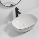 Раковина накладна Mixxus Premium DIVERSE-0109 EDGE GOLD 500х380х140мм (MP6548)