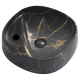 Раковина накладная MIXXUS PREMIUM WAVE-0201 MARBLE 430х430х150мм с отверстием под смеситель (MP6536)