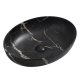 Раковина накладная Mixxus Premium ELLIPSE-0102 MARBLE 515х400х130мм (MP6552)