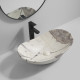 Раковина накладная MIXXUS PREMIUM WAVE-0106 MARBLE 620х360х160мм (MP6560)